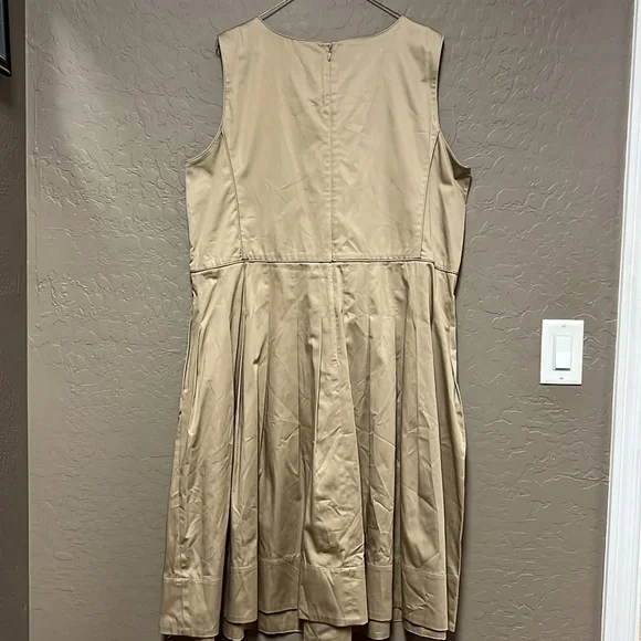 Talbots Tan Midi Dress - Picture 4 of 8
